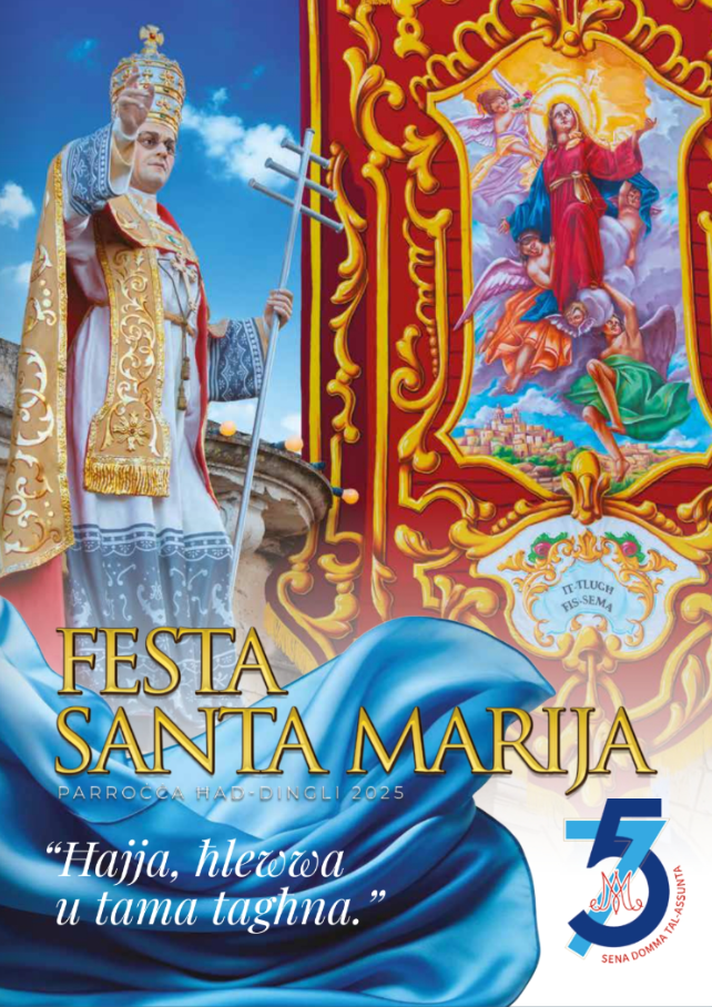 Festa Santa Marija - Parroċċa Ħad-Dingli 2025 (Paperback)