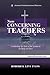 Now Concerning Teachers: Es...