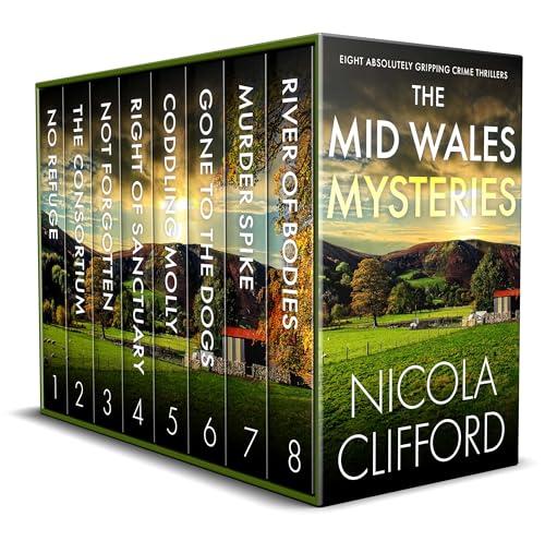 The Mid Wales Mysteries Books 1–8 (Welsh Crime Mysteries #1-8)