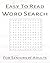 Easy To Read Word Search by Lizzie Hart