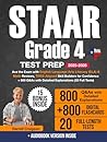 STAAR Grade 4 Test Prep: Ace the Exam with English Language Arts Literacy (ELA) & Math Reviews, TEKS-Aligned Skill Builders for Confidence + 800 Q&As with Detailed Explanations (20 Full Tests)