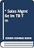 * Sales Mgmt 6e Im TB Tm
