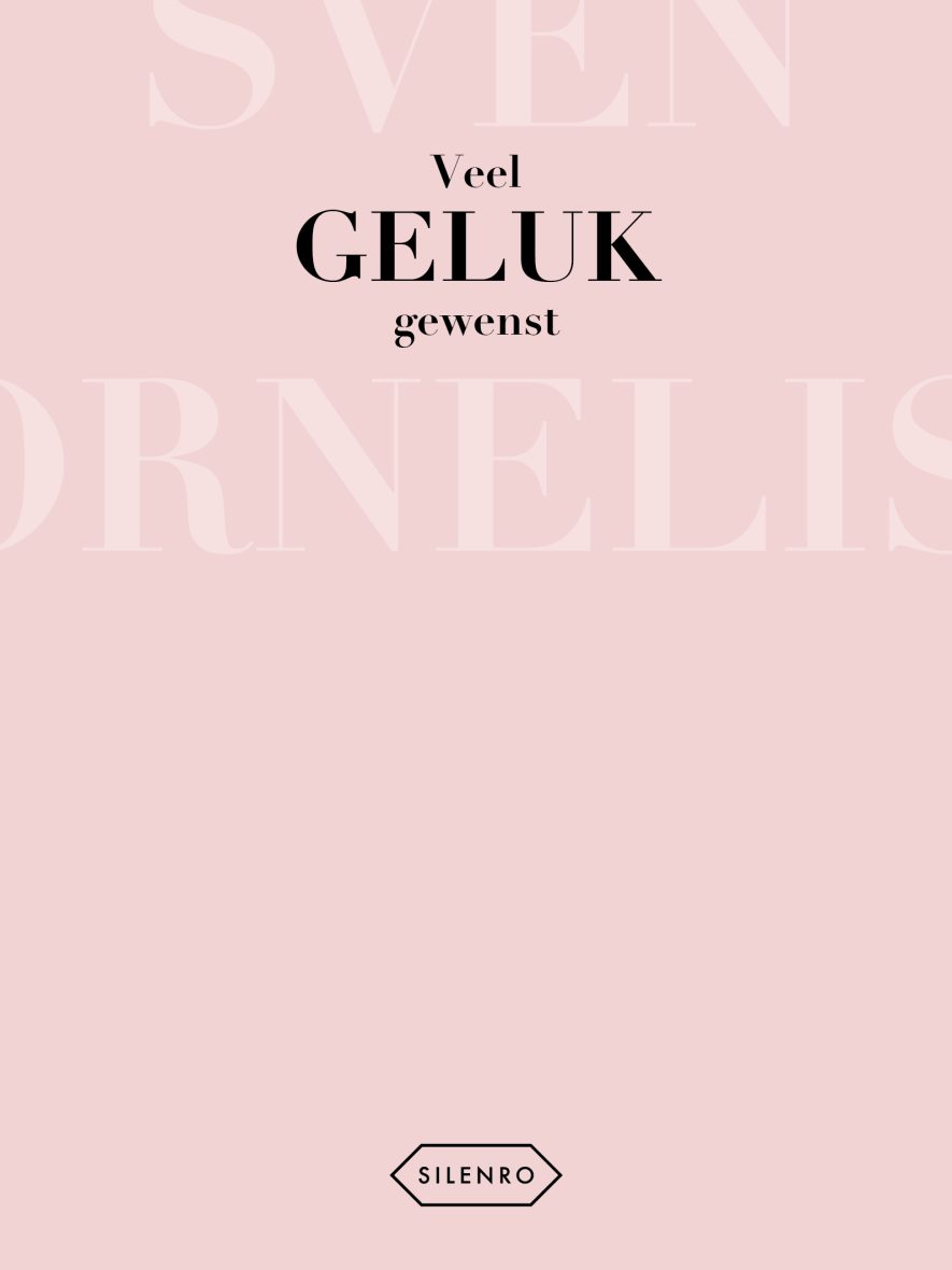 Veel geluk gewenst