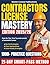 Contractors License Mastery by Master License Publications
