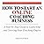 How to Start an Online Coac...