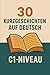 30 Kurzgeschichten auf Deut...