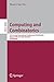 Computing and Combinatorics by Hung Q. Ngo