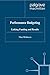 Performance Budgeting: Link...