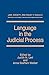 Language in the Judicial Process by Judith N. Levi