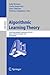 Algorithmic Learning Theory by Jyriki Kivinen