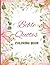 Bible Quotes Coloring Book:...