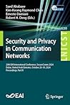 Security and Privacy in Communication Networks: 20th EAI International Conference, SecureComm 2024, Dubai, United Arab Emirates, October 28–30, 2024, Proceedings, ... Telecommunications Engineering Book 630)