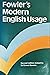 A Dictionary of Modern English Usage