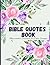 Bible Quotes Book: Inspirat...
