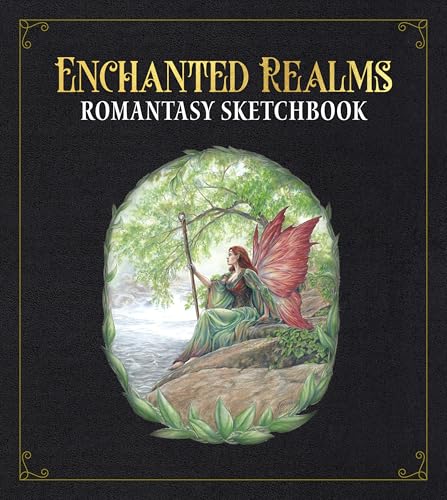 Enchanted Realms - A Guided Drawing Journey: An Interactive Sketchbook to Create Characters, Creatures, and Places of Dark Romance - With 50+ prompts and art to spark your creativity (Paperback)
