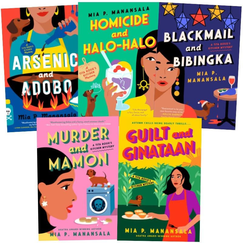 5 Book Set of Tita Rosie's Kitchen Mystery Series: Arsenic and Adobo, Homicide and Halo-Halo, Blackmail and Bibingka, Murder and Mamon, Guilt and Ginataan