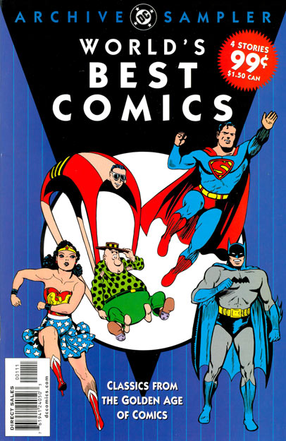 DC Archive Sampler, World's Best Comics, Classics from the Golden Age of Comics