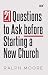 21 Questions to Ask Before Starting a New Church by Ralph Moore