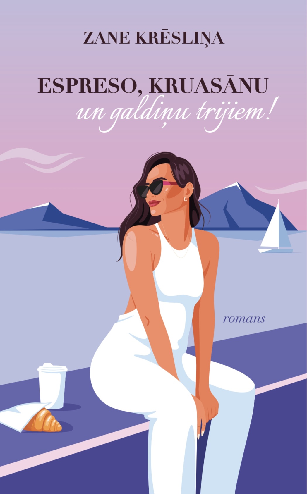 Espreso, kruasānu un galdiņu trijiem (Unknown Binding)