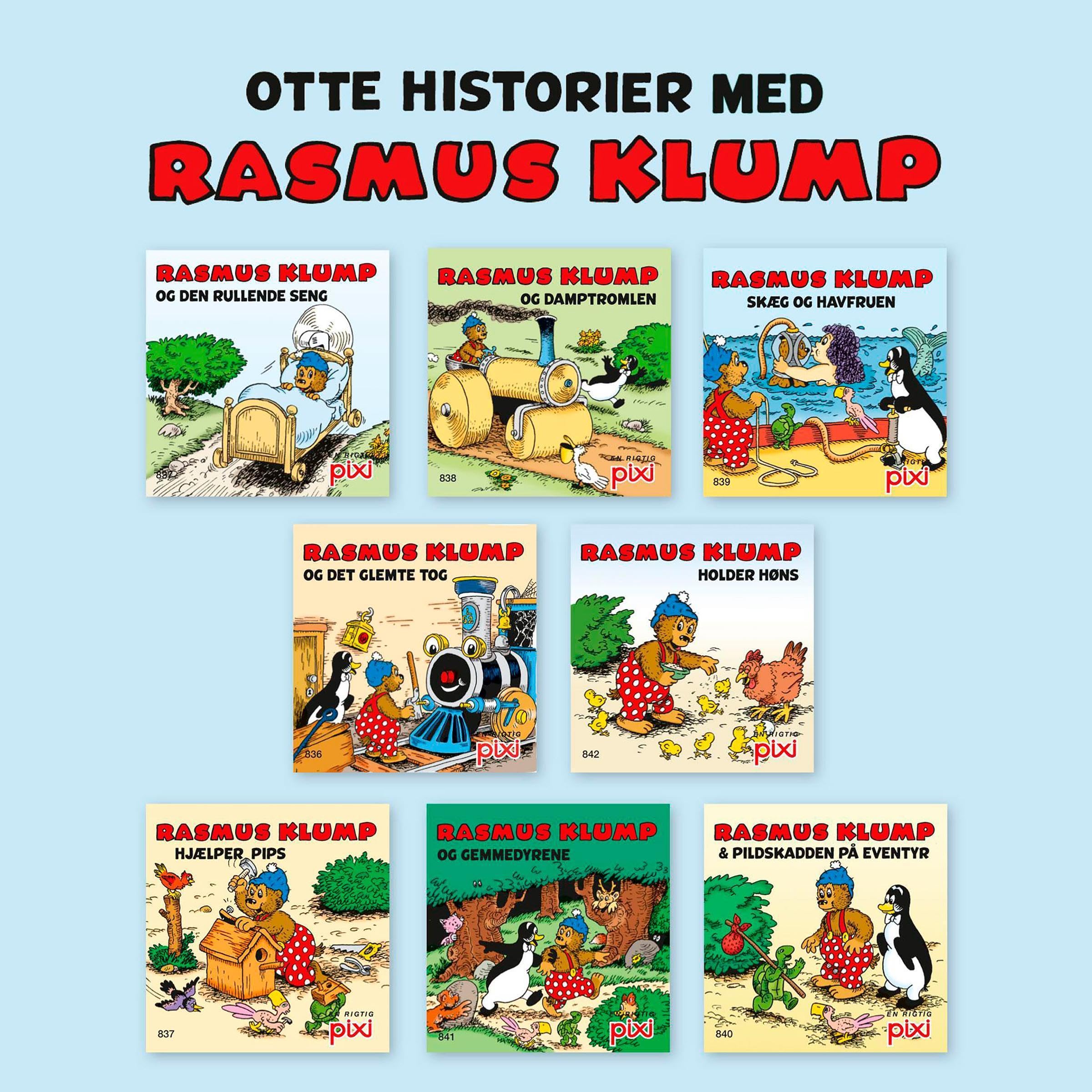 Otte historier med Rasmus Klump (Audible Audio)