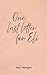 One Last Letter for Eli by M.C. Wright