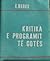 Kritika e programit të Gotës