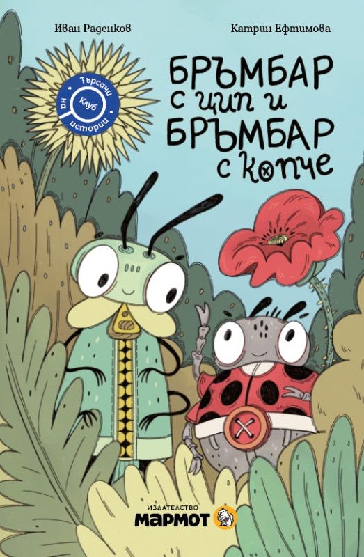 Бръмбар с цип и бръмбар с копче