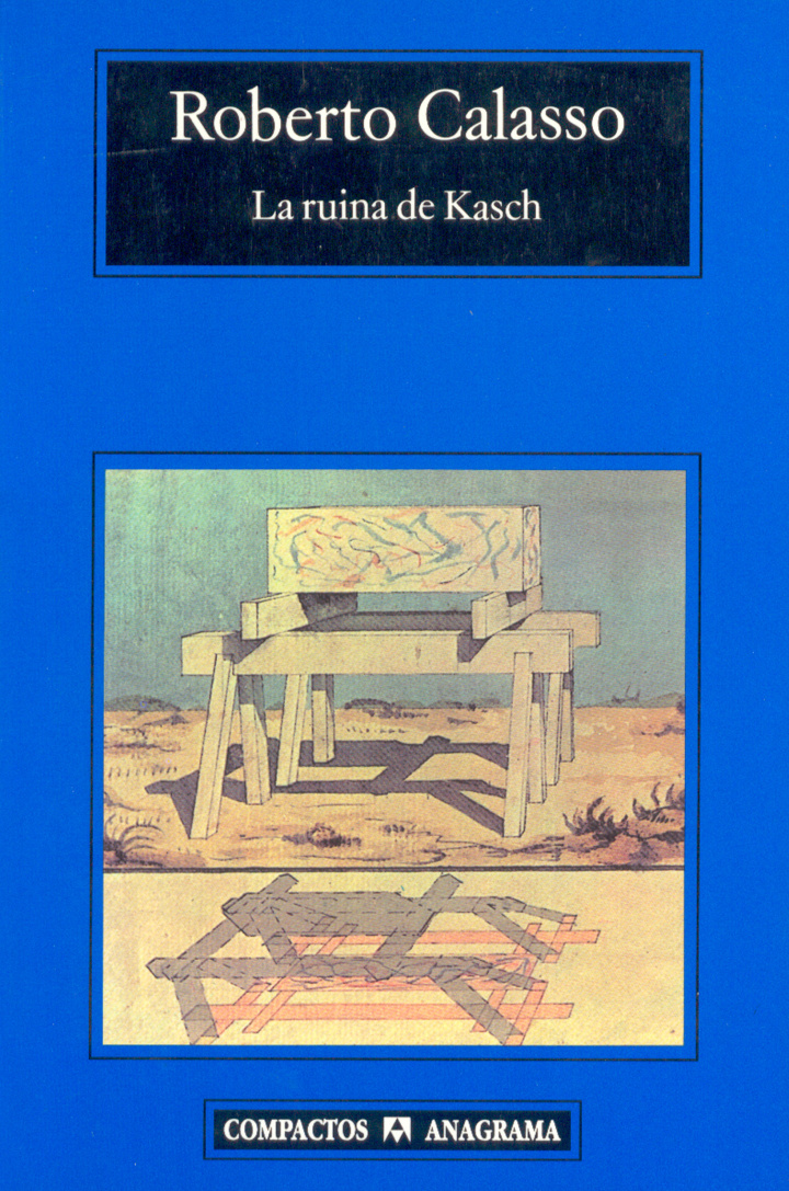 Portada de La ruina de Kasch, de Roberto Calasso