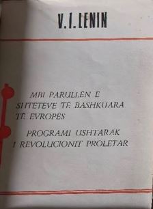 Mbi parullën e Shteteve të Bashkuara të Evropës : Programi ushtarak i revolucionit proletar (Paperback)
