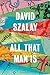 All that Man Is by David Szalay