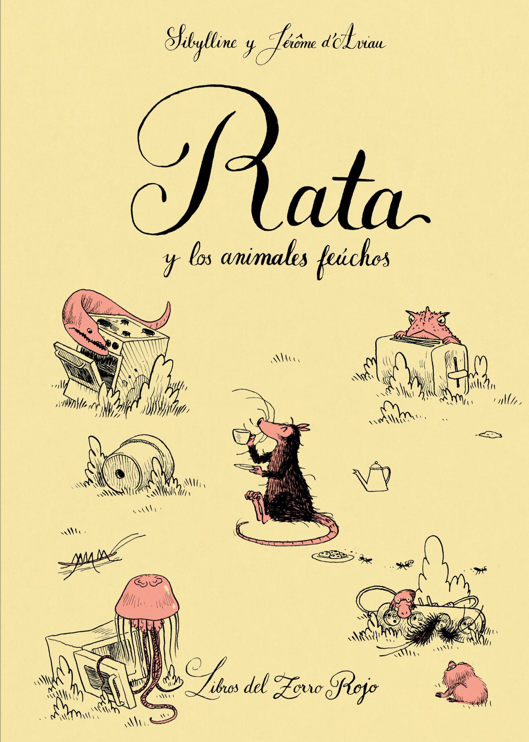 Portada de Rata y los animales feúchos, de Sibylline Desmazières