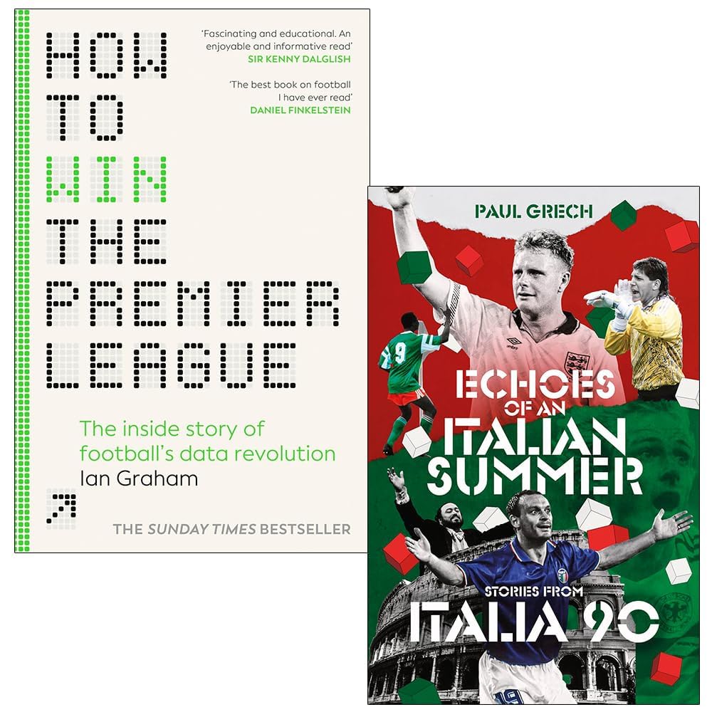 How to Win the Premier League By Ian Graham & Echoes of an Italian Summer By Paul Grech 2 Books Collection Set