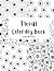 Floral coloring book