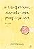 in lieu of sorrow, november goes painfully sweet by Nurrida Shafa