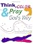 Think, color, Pray...Gods's...