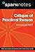 Critique of Practical Reason (SparkNotes Philosophy Guide)