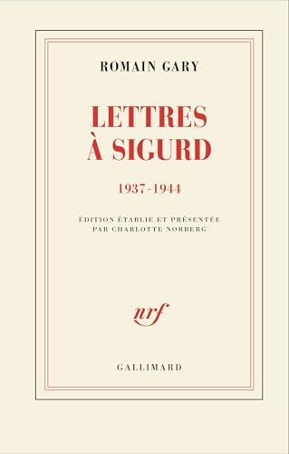 Lettres à Sigurd: 1937-1944 (Paperback)