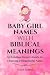 Baby Girl Names with Biblic...