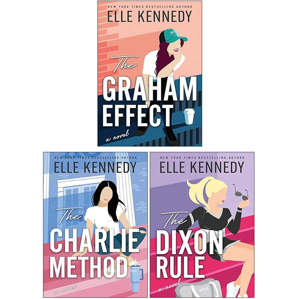 Campus Diaries Series 3 Books Collection Set By Elle Kennedy(The Graham Effect, The Dixon Rule & The Charlie Method)