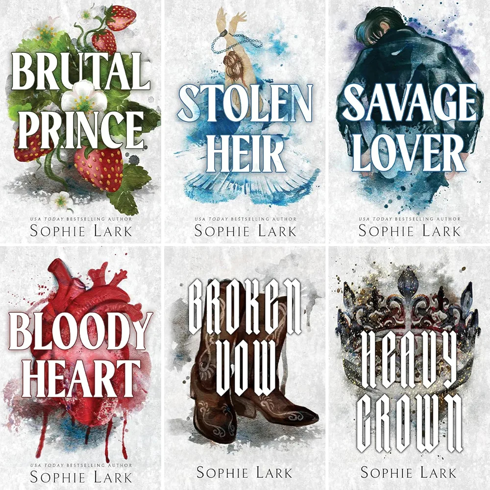 Brutal Birthright Series 6 Books Set. Brutal Prince, Stolen Heir, Savage Lover, Bloody Heart, Broken Vow, Heavy Crown (Paperback)