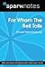For Whom the Bell Tolls (Sp...