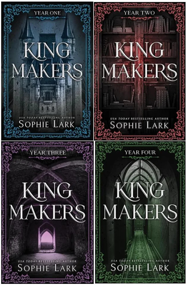 Kingmakers Series 4 Books Collection Set By Sophie Lark (Kingmakers Year One, Kingmakers Year Two, Kingmakers Year Three and Kingmakers Year Four)