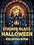 Stained Glass Halloween Coloring Book by Amelia Cook