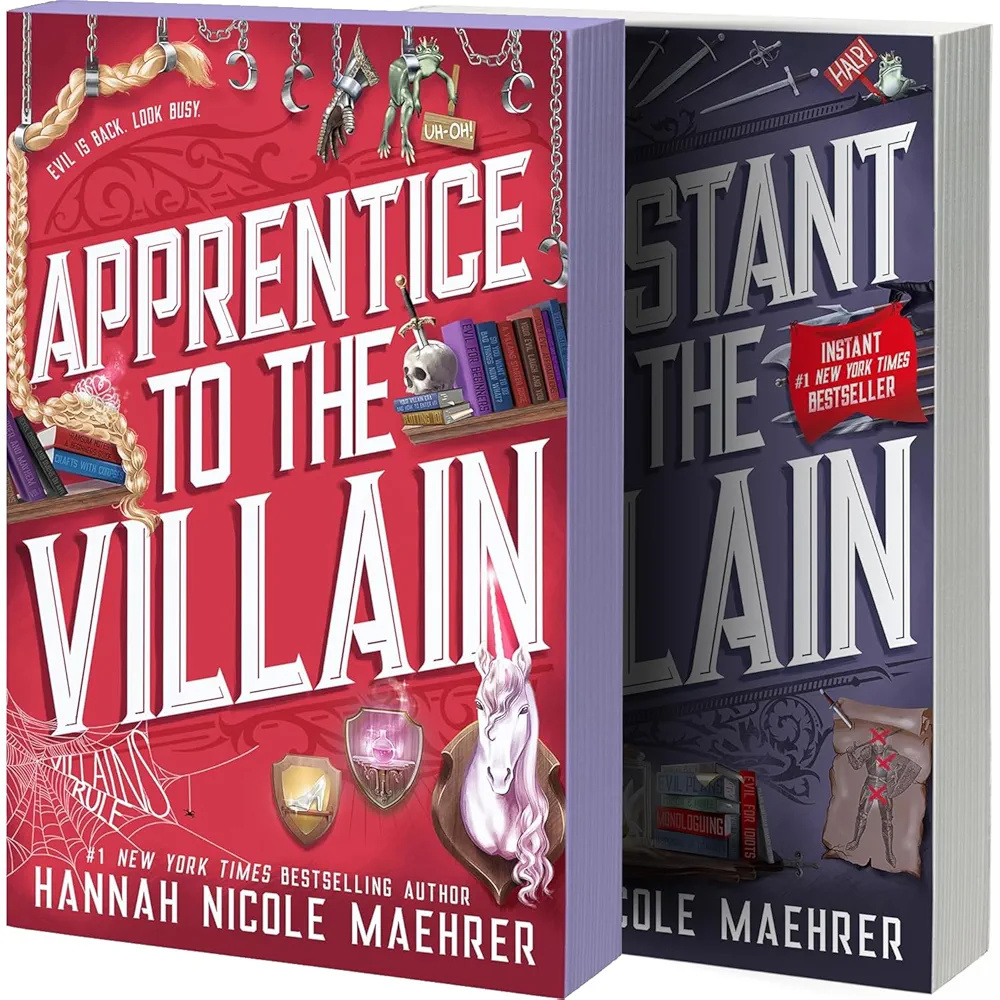 Assistant and the Villain Series Collection Books, Set of 2 Books. Assistant to the Villain, Apprentice to the Villain by Hannah Nicole Maehrer