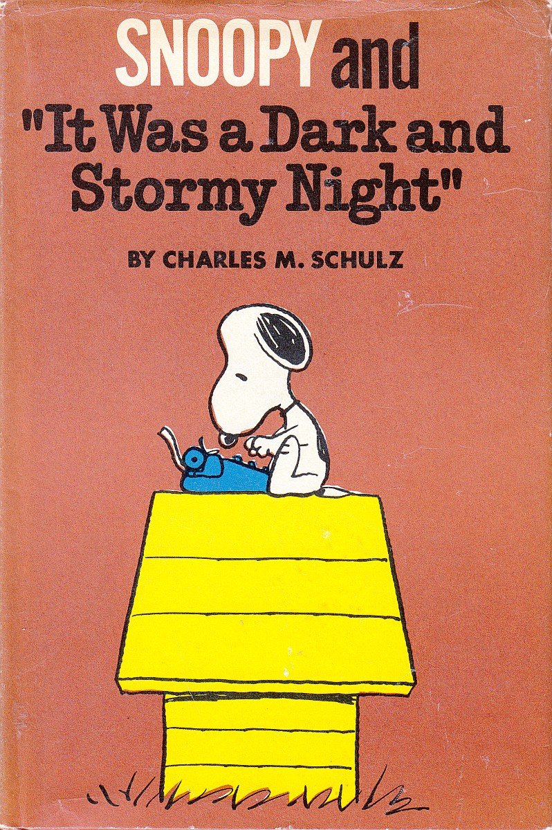 Snoopy and "It Was a Dark and Stormy Night"