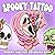 Spooky Tattoo Coloring Book...