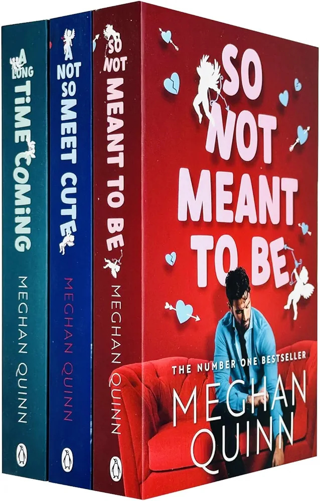 Cane Brothers Series by Meghan Quinn 3 Books Collection Set (So Not Meant To Be, A Not So Meet Cute & A Long Time Coming)