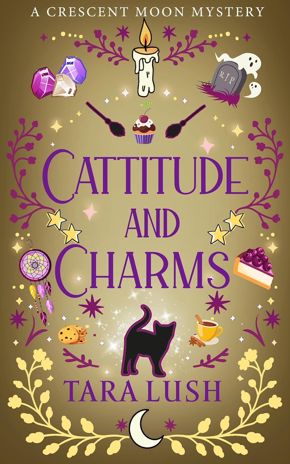 Cattitude and Charms (Crescent Moon Mysteries #4)
