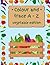Colour and trace A-Z: Veget...
