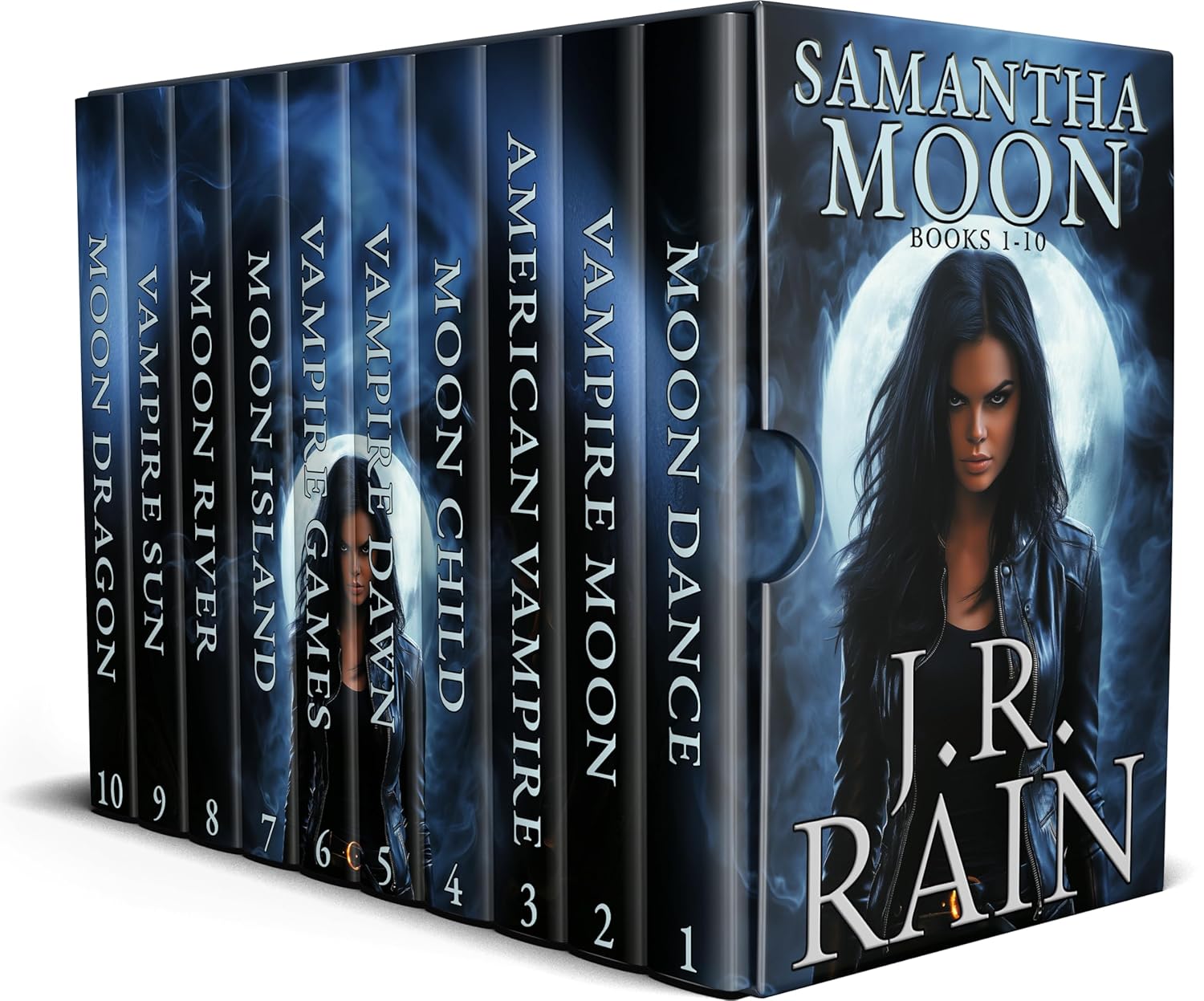Samantha Moon: Books 1-10 (Vampire for Hire, #1-10)